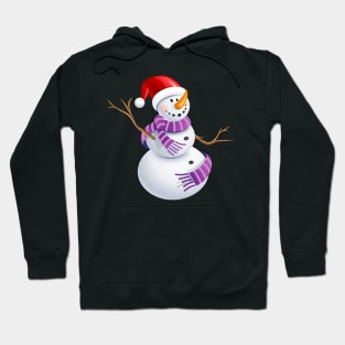 Christmas Fun ~ The Happy Snowman Hoodie